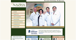 Desktop Screenshot of nazhacancercenter.com